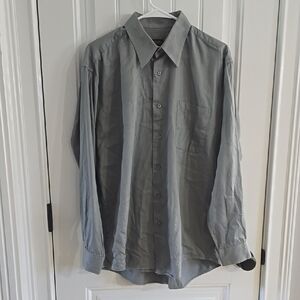 5 For 25 Zanzara Men's Gray Dress Shirt 34-35